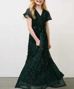 BB Custom Dresses Youth Grace Sparkle Gown | Emerald