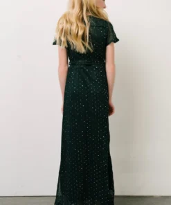 BB Custom Dresses Youth Grace Sparkle Gown | Emerald 8 BB Custom Dresses Youth Grace Sparkle Gown | Emerald