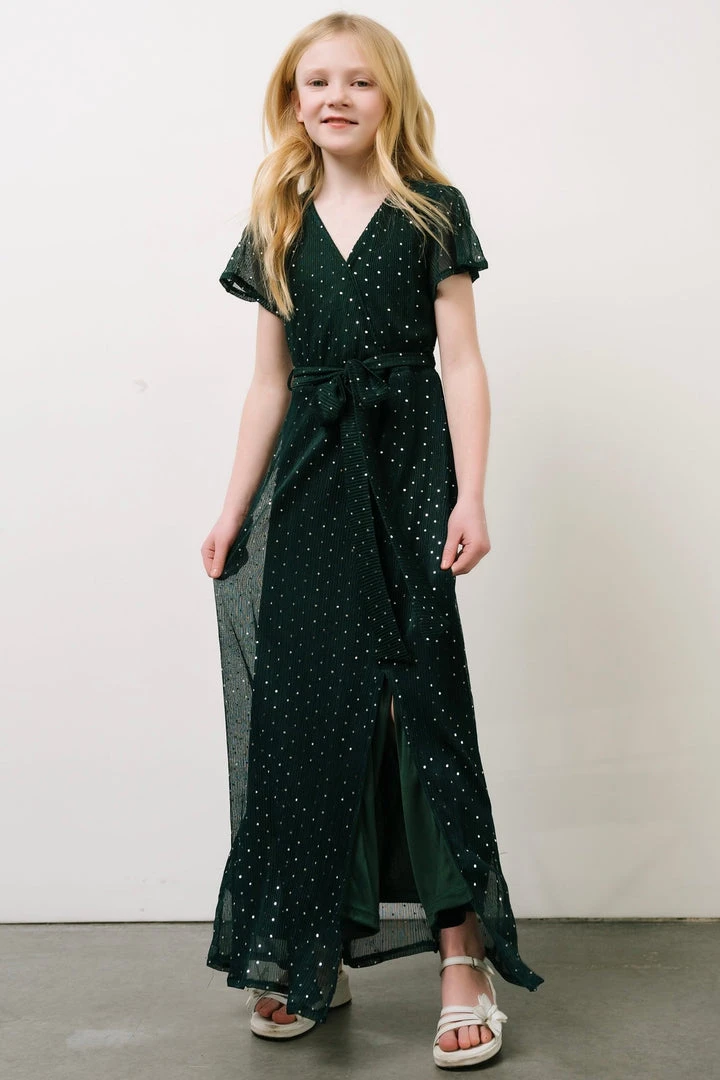 BB Custom Dresses Youth Grace Sparkle Gown | Emerald 3 BB Custom Dresses Youth Grace Sparkle Gown | Emerald