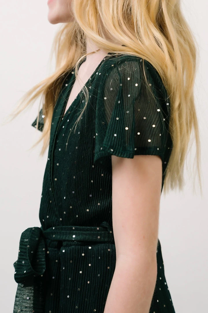 BB Custom Dresses Youth Grace Sparkle Gown | Emerald 2 BB Custom Dresses Youth Grace Sparkle Gown | Emerald