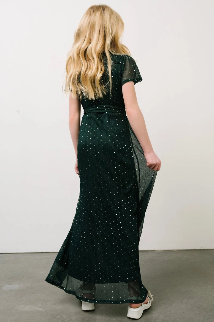 BB Custom Dresses Youth Grace Sparkle Gown | Emerald 5 BB Custom Dresses Youth Grace Sparkle Gown | Emerald