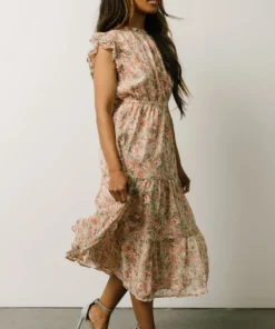 HAY Yvette Midi Dress | Pink Floral