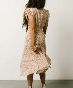 HAY Yvette Midi Dress | Pink Floral