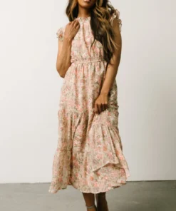 HAY Yvette Midi Dress | Pink Floral