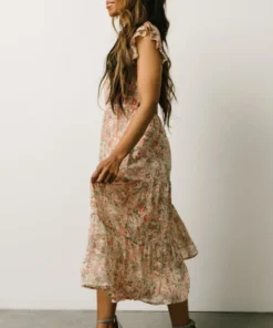 HAY Yvette Midi Dress | Pink Floral