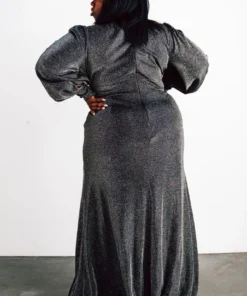 Soi Zae Shimmer Gown | Black Multi 20 Soi Zae Shimmer Gown | Black Multi