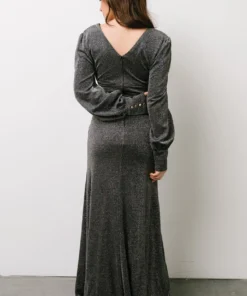 Soi Zae Shimmer Gown | Black Multi 17 Soi Zae Shimmer Gown | Black Multi