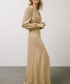 Soi Zae Shimmer Gown | Gold Dresses 8 Soi Zae Shimmer Gown | Gold Dresses