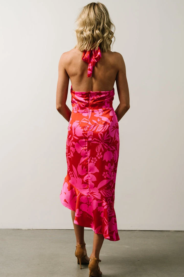 SL Ziggy Midi Dress | Fuchsia Floral 2 SL Ziggy Midi Dress | Fuchsia Floral